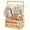 Modern Wooden Shelf Basket with Handles