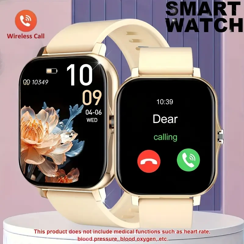 1.83-Inch Full-Touch Smart Watch, Fitness Tracker, Wireless Calling, App Connectivity, Over 100 Sports Modes, Remot